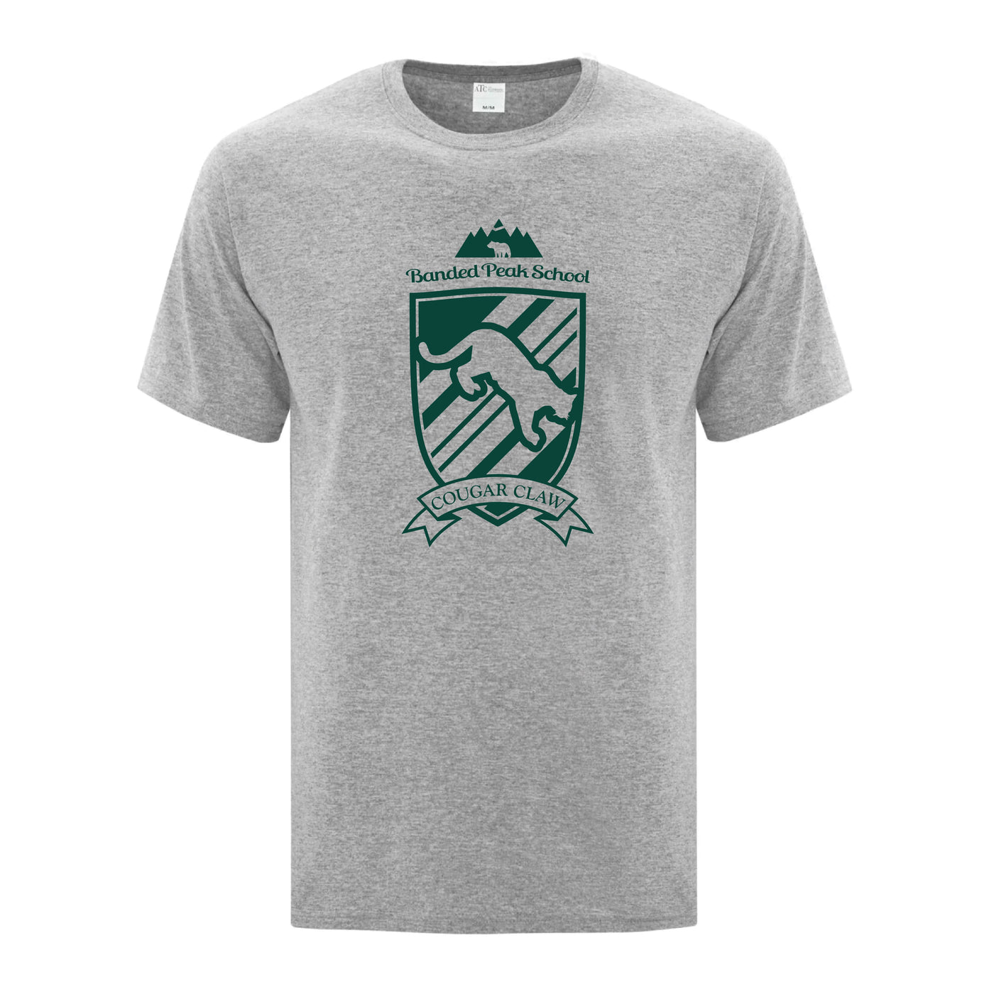 Banded Peak School T-Shirt - Cougar Claw House - Technical
