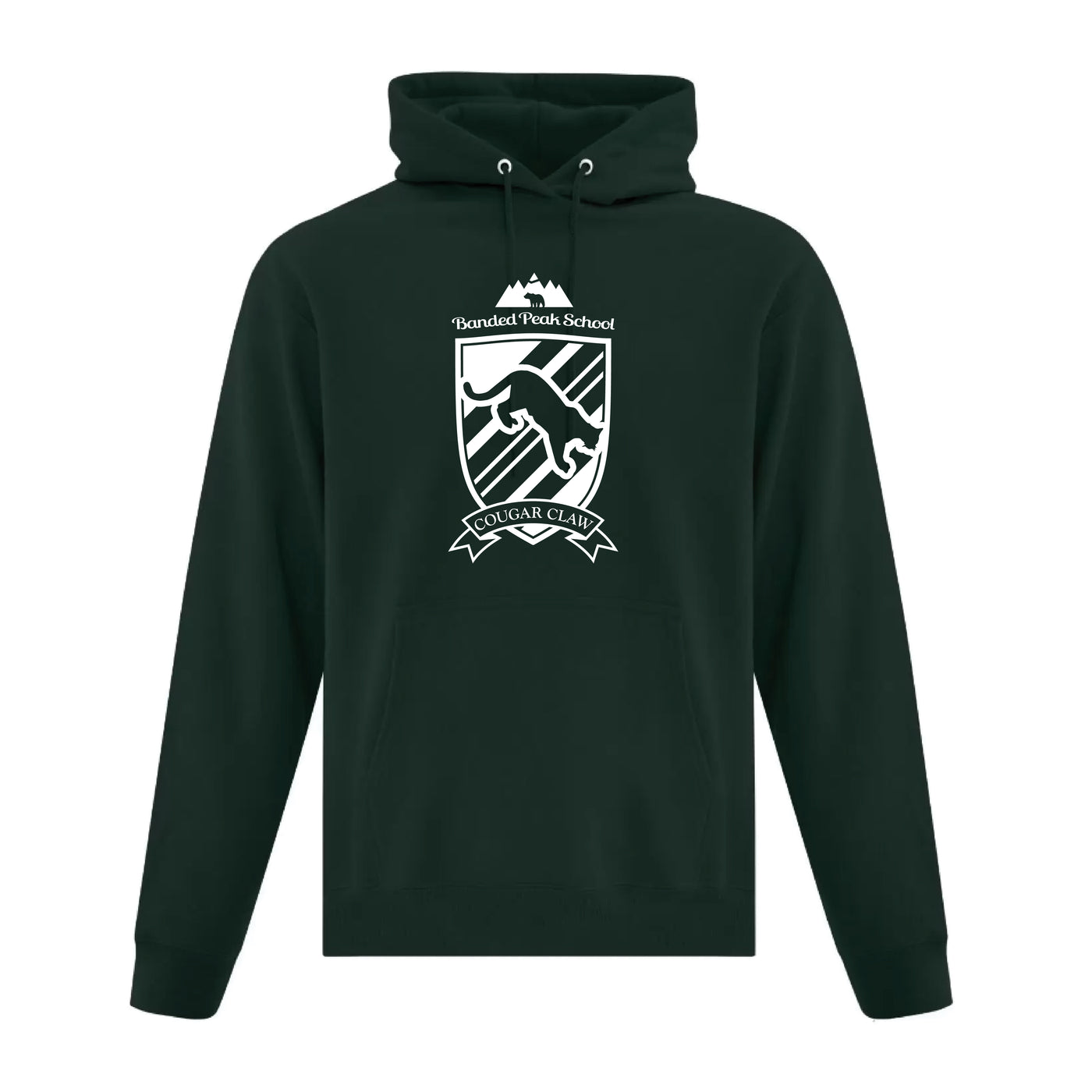 Banded Peak School Hoodie - Cougar Claw House