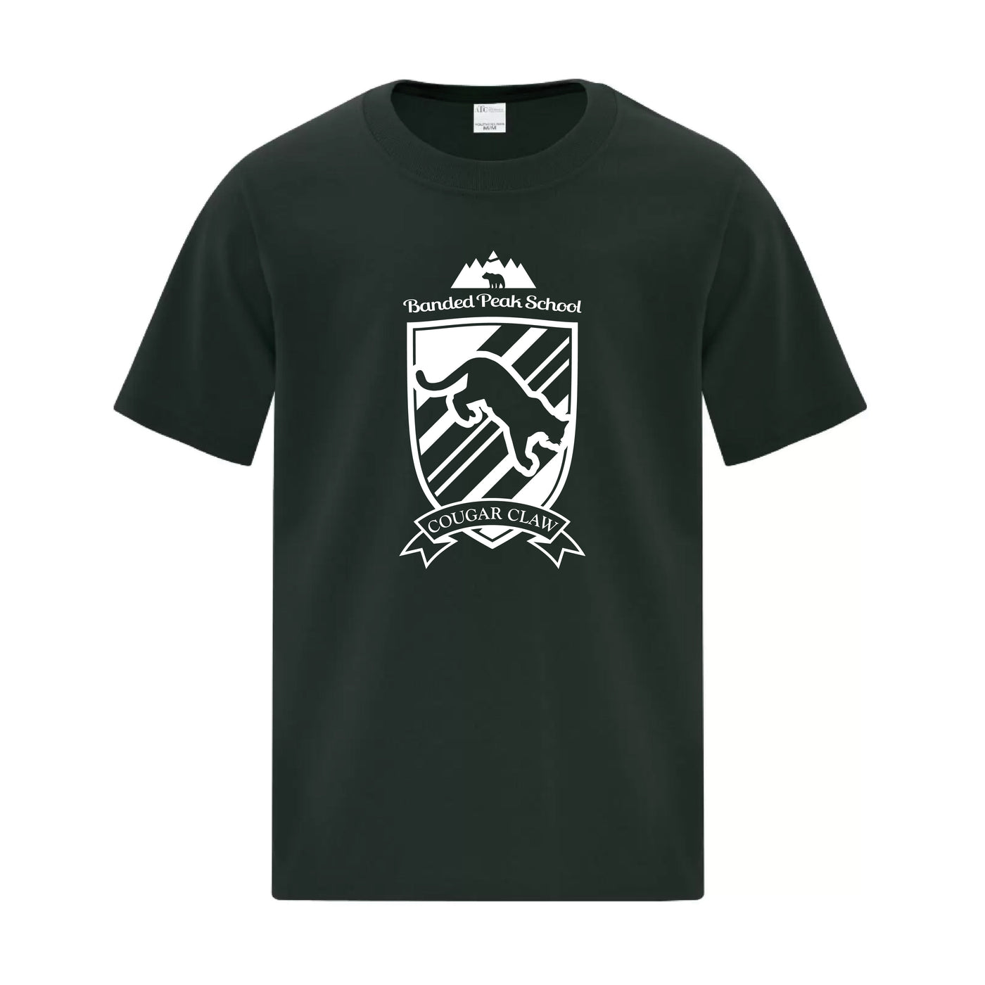 Banded Peak School T-Shirt - Cougar Claw House - Technical