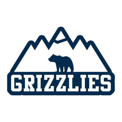 Banded Peak School Sticker - Grizzlies and Logo - Sticker Bundle