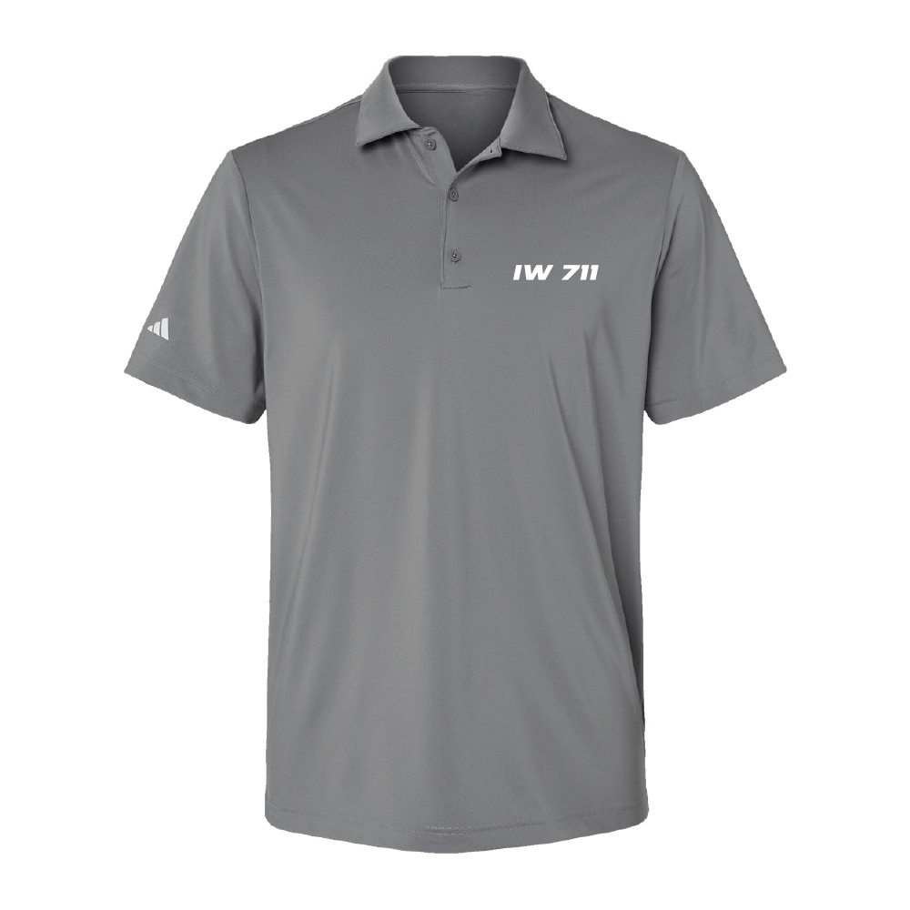 Ironworkers Local 711 - Men's Polo- Short sleeve (Grey)