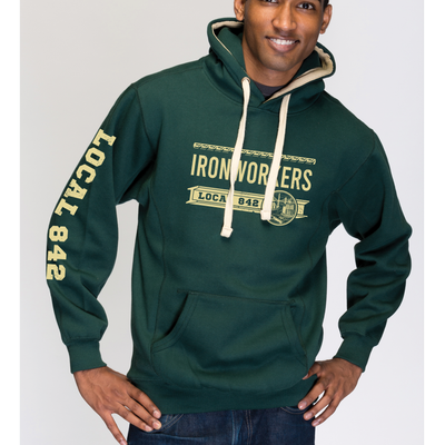 Ironworkers Local 842 Hoodie (Forest)