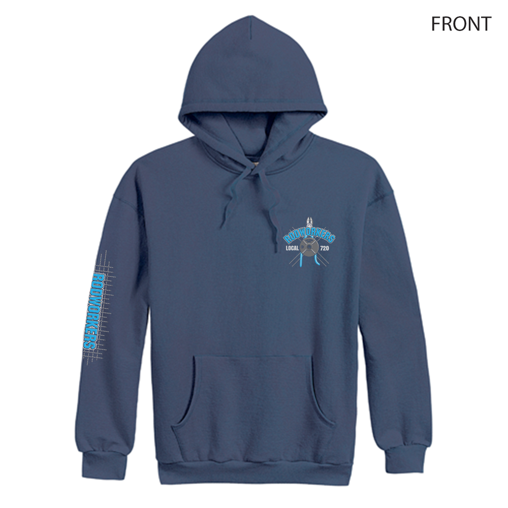 Ironworkers Local 720 - Reinforcer Popover Hoodie (Navy)