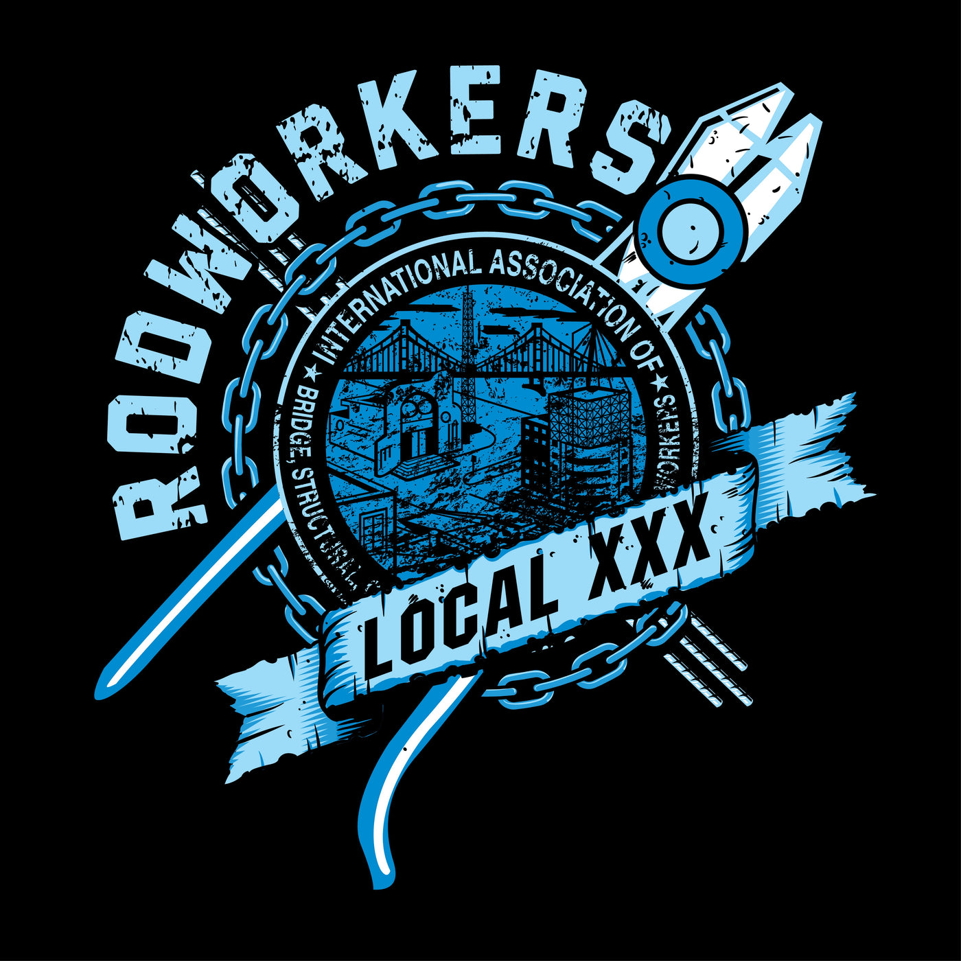 Beaten Steel Rodworkers