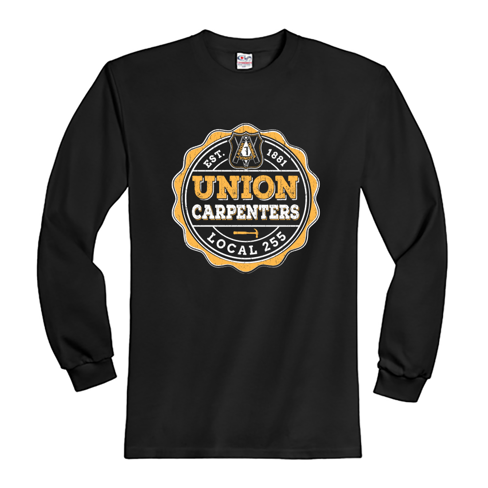 UBC 255 - Bulldog Athletic (Gold) Union Made Long Sleeve