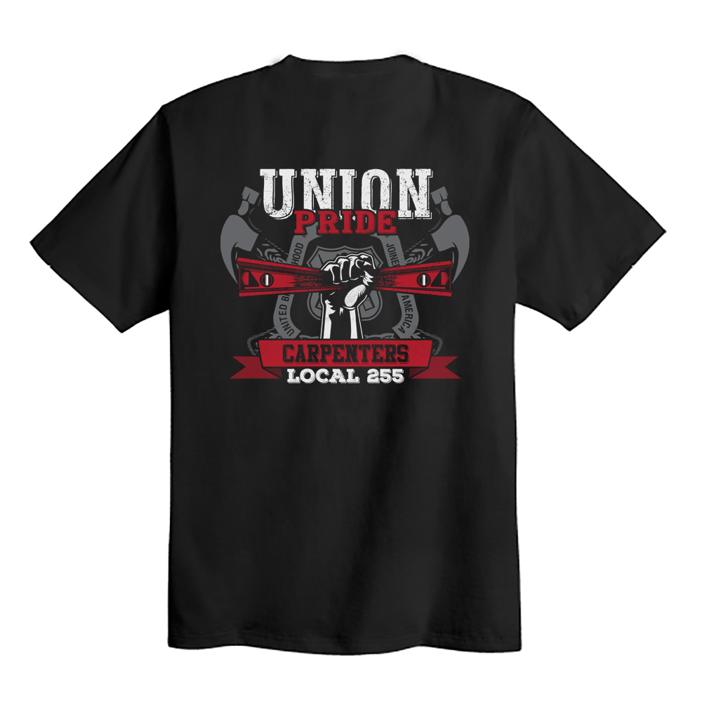 UBC 255 - Fist Of Fury Union Made Black T-Shirt
