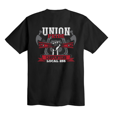 UBC 255 - Fist Of Fury Union Made Black T-Shirt