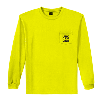 UBC 255 - Half Time Union Made Safety Long Sleeve
