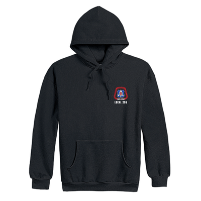 UBC 255 - Labor Union Made Black Hoodie